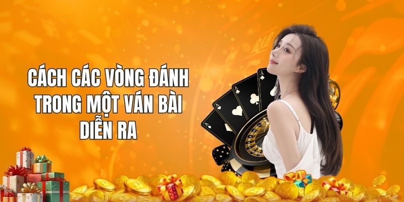 Cách các vòng đánh trong một ván bài diễn ra